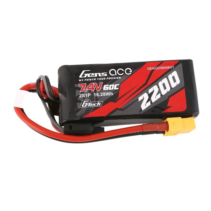 GensAce G-Tech LiPo 2200mAh 7.4V 60C 2S1P XT60 Μπαταρία