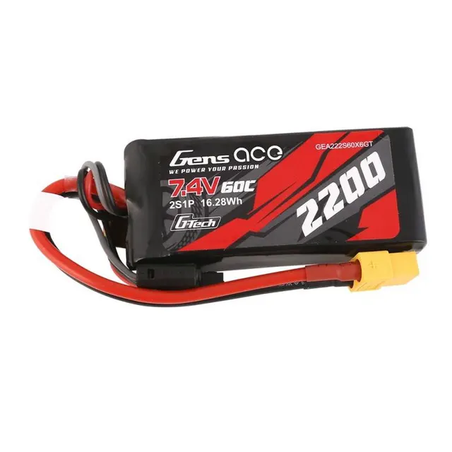 GensAce G-Tech LiPo 2200mAh 7.4V 60C 2S1P XT60 Μπαταρία