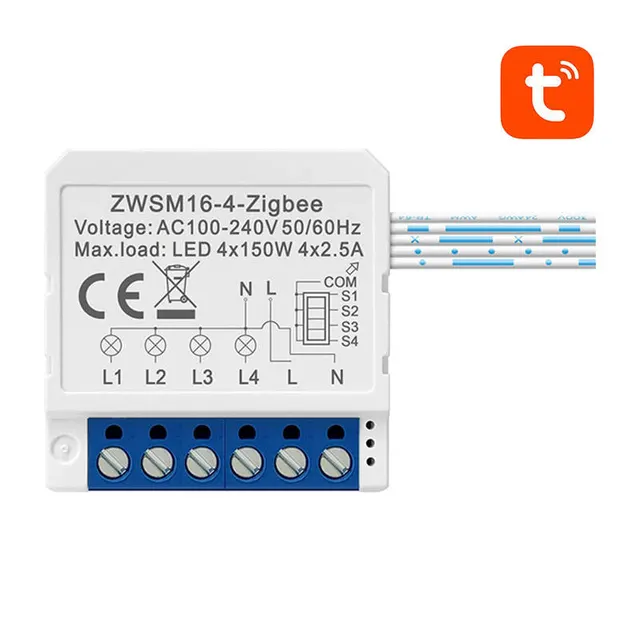 Έξυπνο Module Switch ZigBee Avatto ZWSM16-W4 TUYA