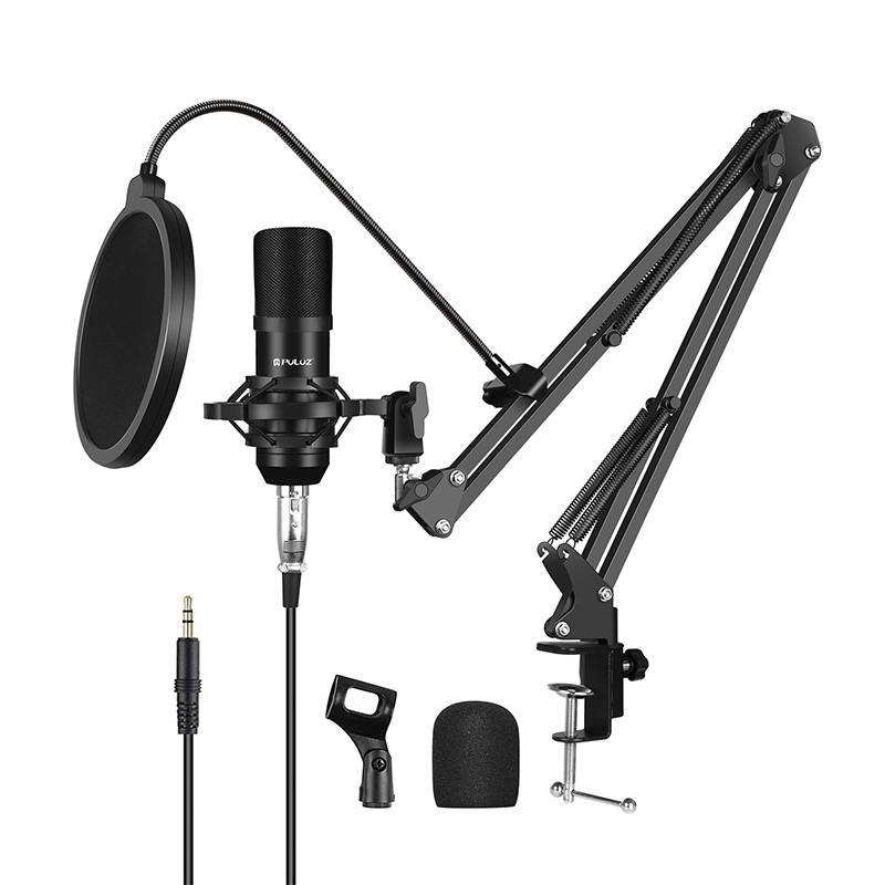 Μικρόφωνο πυκνωτικού τύπου Puluz PU612B Studio Broadcast