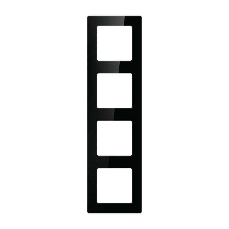 Avatto Τετραπλό Πλαίσιο Διακόπτη N-TS10-Frame-B4 (Μαύρο)