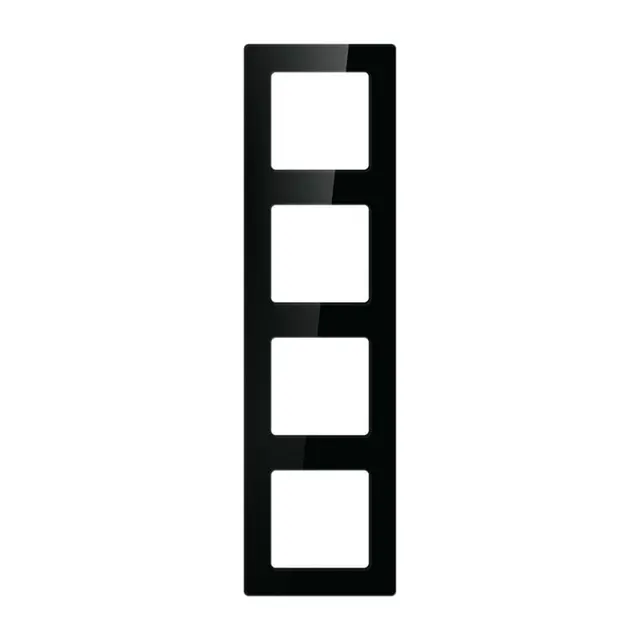 Avatto Τετραπλό Πλαίσιο Διακόπτη N-TS10-Frame-B4 (Μαύρο)