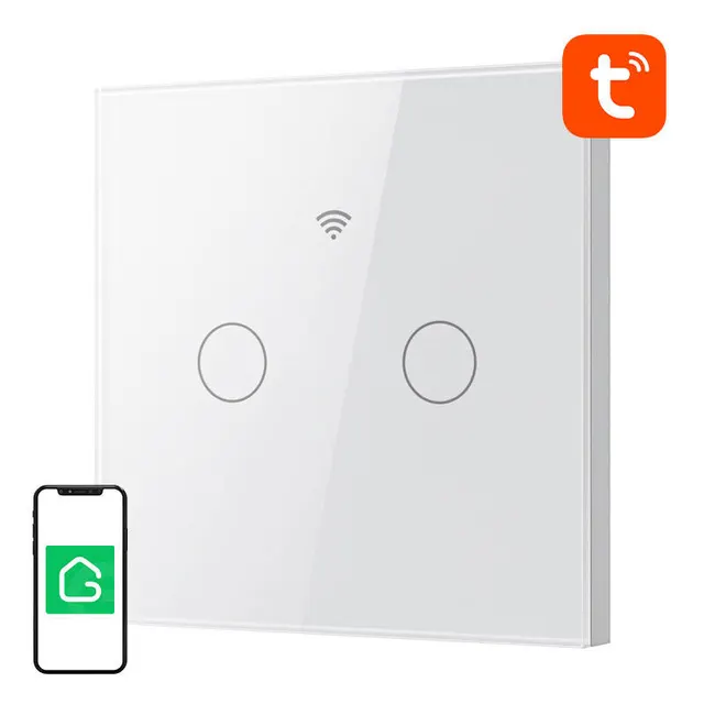 Έξυπνος Διακόπτης WiFi Gosund SLS2 (Προαιρετικό N, Διπλός) Tuya