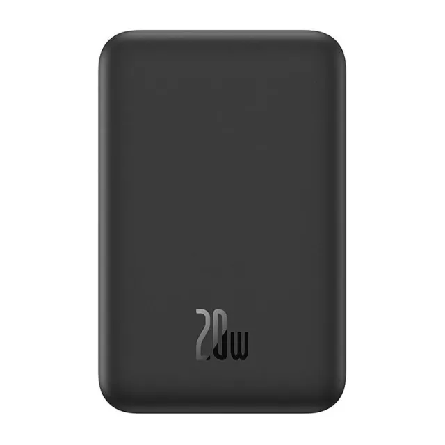 Baseus Powerbank Magnetic Mini 5000mAh, USB-C 20W (Μαύρο)