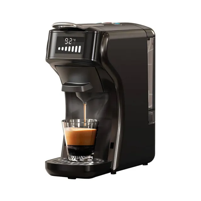 HiBREW 5-in-1 καφετιέρα κάψουλας H1B-black (μαύρη)