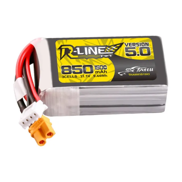 Tattu R-Line Έκδοση 5.0 850mAh 3S 11.1V 150C XT30U-F