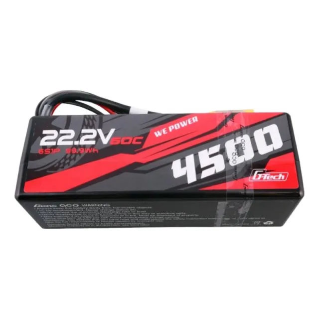 Gens ace G-Tech 4500mAh 6S1P 22.2V 60C HardCase Μπαταρία Lipo για RC αυτοκίνητο 14#