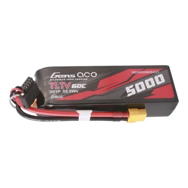 Gens ace G-Tech 5000mAh 11.1V 60C 3S1P Lipo με βύσμα XT60