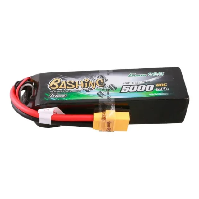 Gens ace G-Tech 5000mAh 14.8V 4S1P 60C Lipo Μπαταρία με XT90 Βύσμα - Bashing Series