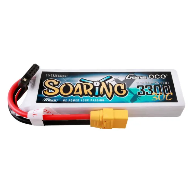 Μπαταρία Gens ace G-Tech Soaring 3300mAh 11.1V 30C 3S1P Lipo με βύσμα XT90