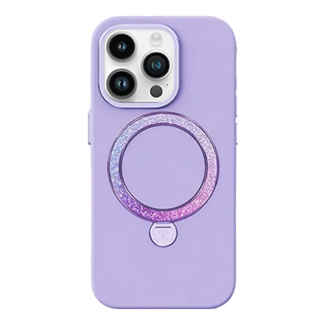 Θήκη τηλεφώνου Joyroom Dancing Circle PN-15L2 Iphone 15 Pro (μωβ) χωρίς συσκευασία