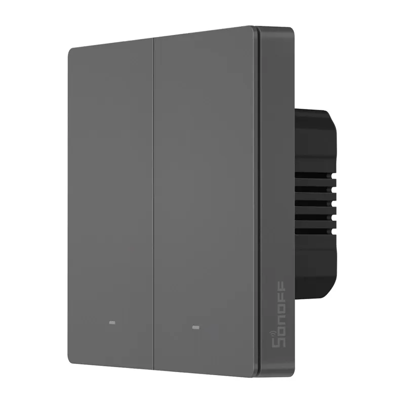 Sonoff M5 2C Έξυπνος διακόπτης τοίχου με Wi-Fi, Γκρι (2 καναλιών)