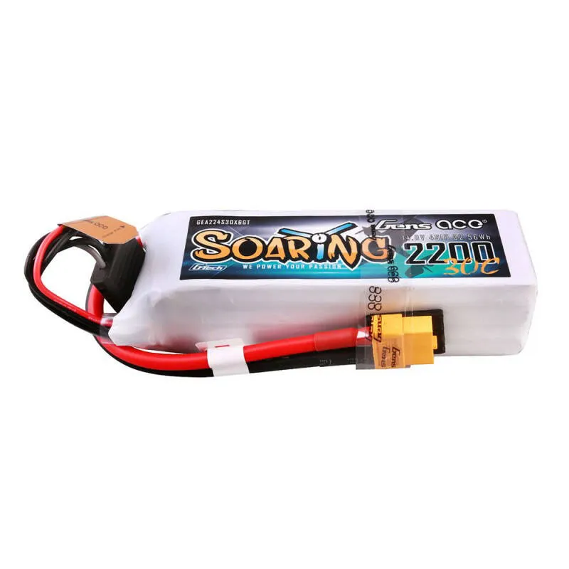 Gens ace G-Tech Soaring 2200mAh 14.8V 30C 4S1P Μπαταρία Lipo Pack με XT60 plug