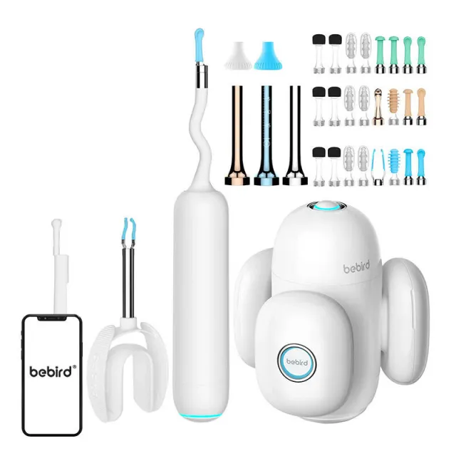 Ωτοσκόπιο με κάμερα καθαρισμού αυτιών Bebird Home 30S (λευκό)