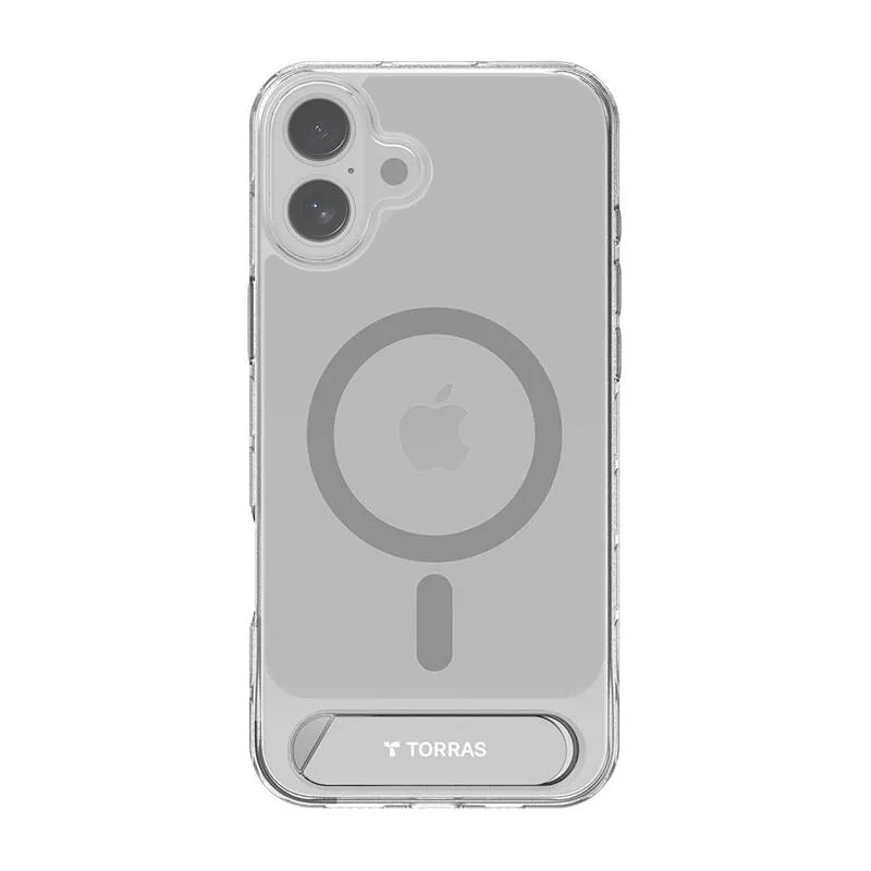 Torras Pstand Series Θήκη για iPhone 16 Plus (διαφανής)