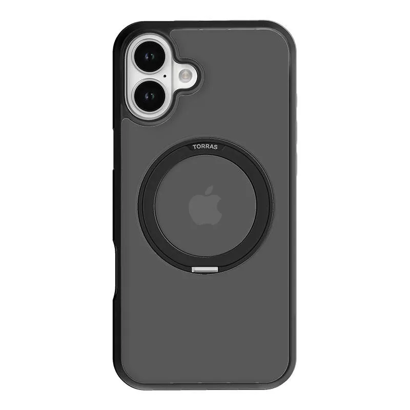 Θήκη Torras Ostand Pro για iPhone 16 Plus (Μαύρη)