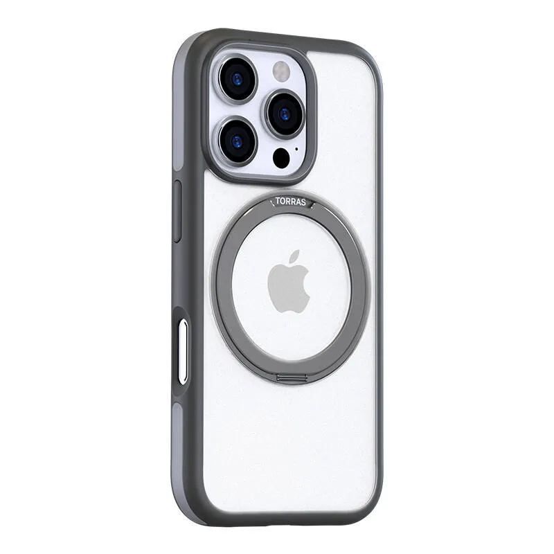 Torras Ostand R Fusion Θήκη για iPhone 16 Pro (Γκρι)