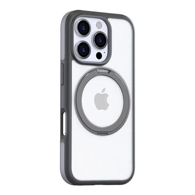 Torras Ostand R Fusion Θήκη για iPhone 16 Pro (Γκρι)