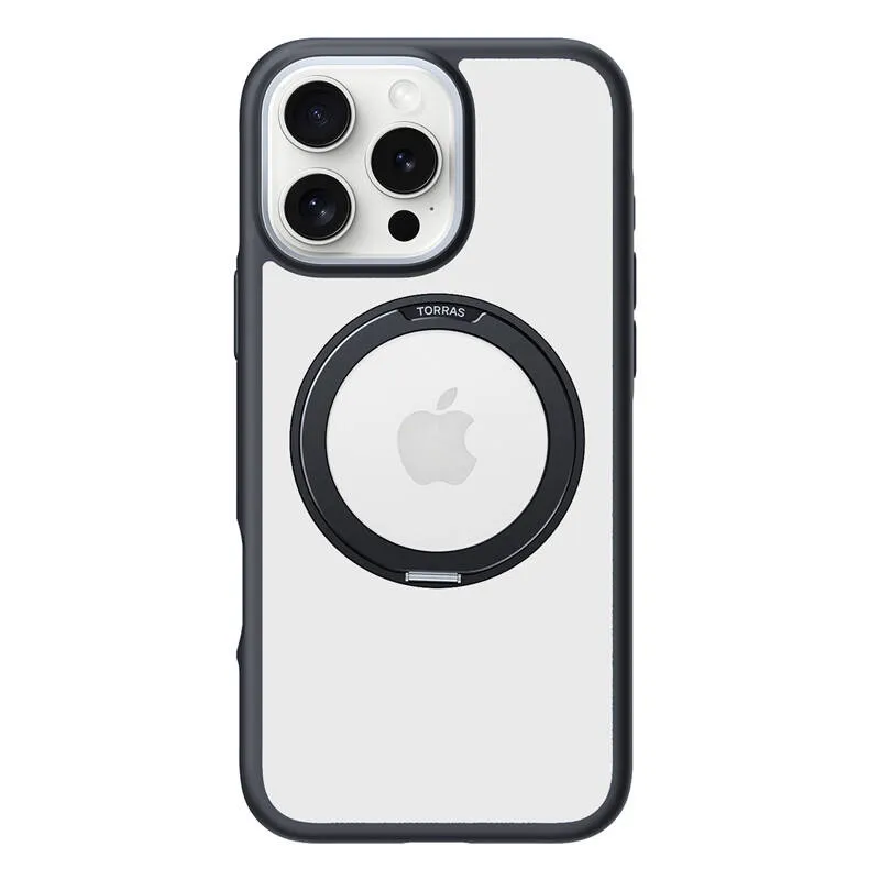 Torras Ostand R Fusion Θήκη για iPhone 16 Pro (Μαύρη)