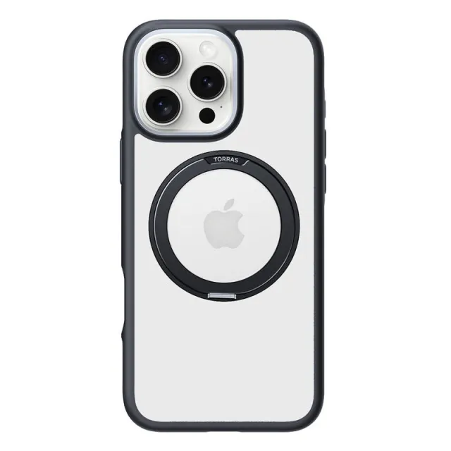Θήκη Torras Ostand R Fusion για iPhone 16 Pro Max (Μαύρη)
