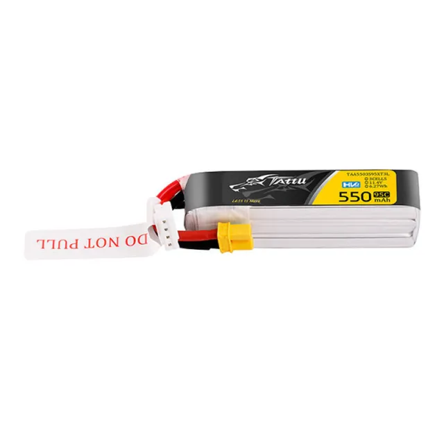 Tattu 3s 550mAh 95C 11.4V HV Lipo Μπαταρία με XT30 Βύσμα Long-Pack Connector