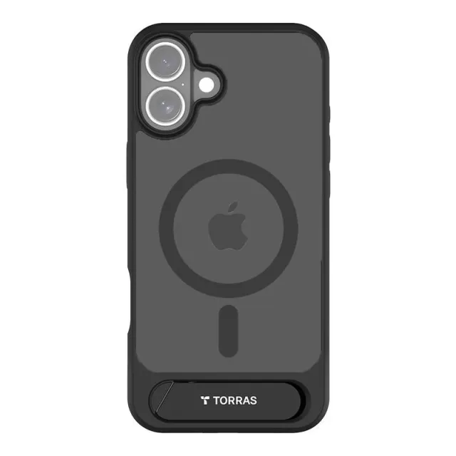 Θήκη Torras Pstand Series για iPhone 16 Plus (μαύρη)