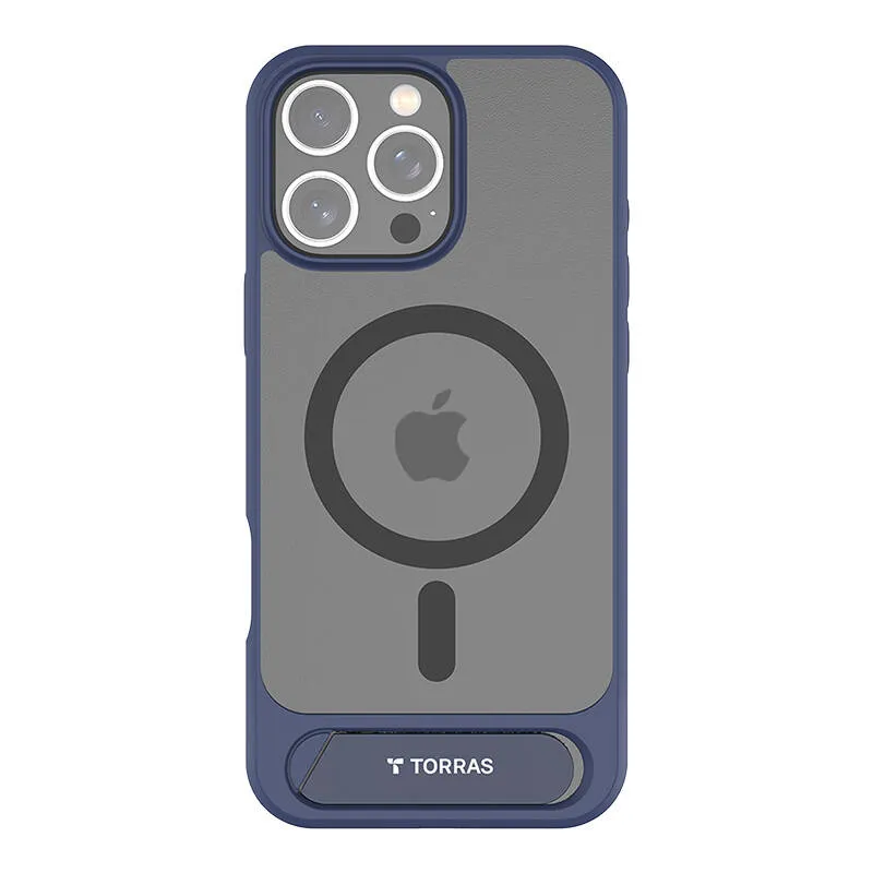 Θήκη Torras Pstand Series για iPhone 16 Pro (Μπλε)