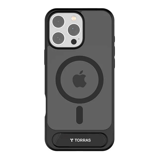 Θήκη Torras Pstand Series για iPhone 16 Pro Max (μαύρη)
