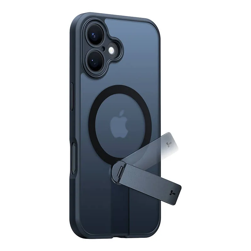 Torras Pstand Spin Θήκη για iPhone 16 (Μαύρη)