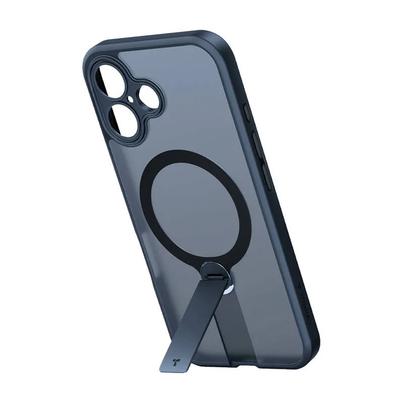 Θήκη Torras Pstand Spin για iPhone 16 Plus (Μαύρη)