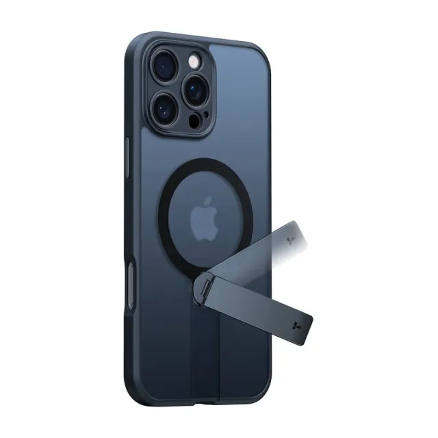 Θήκη Torras Pstand Spin για iPhone 16 ProMax (Μαύρη)