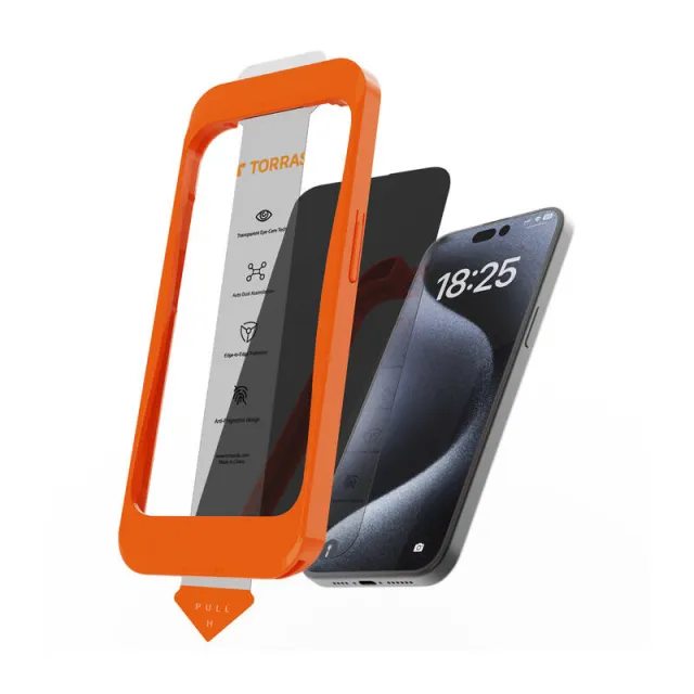 Γυαλί Tempered Torras Install Master για iPhone 16 Plus