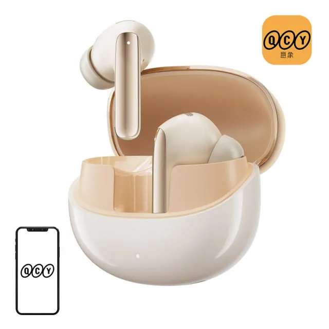 Ακουστικά TWS QCY MeloBuds Pro HT08, ANC (χρυσά)