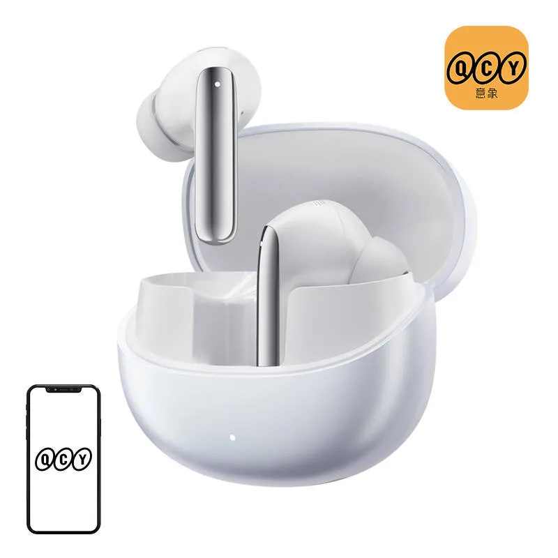 Ακουστικά TWS QCY MeloBuds Pro HT08, ANC (λευκά)