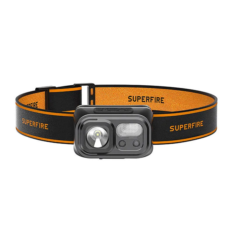 Φακός κεφαλής Superfire HL23-S, 350lm, USB-C