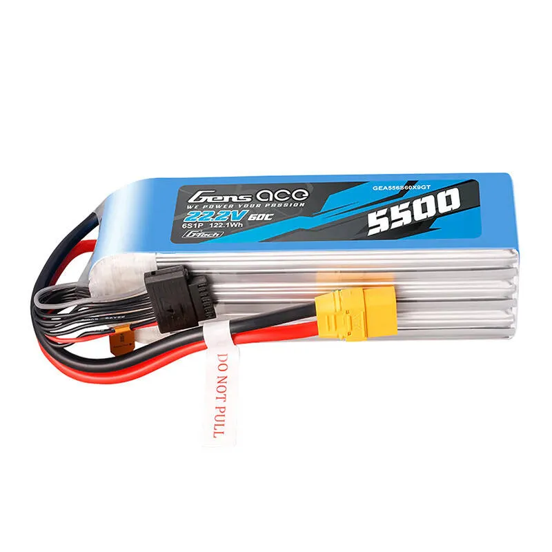 Μπαταρία Gens Ace G-Tech 5500mAh 22.2V 60C 6S1P LIPO με σύνδεσμο XT90