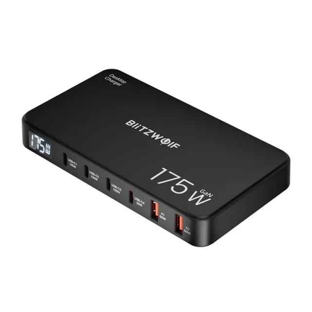 Σταθμός φόρτισης Blitzwolf BW-S30 6-σε-1 4xUSB-C + 2xUSB 175W