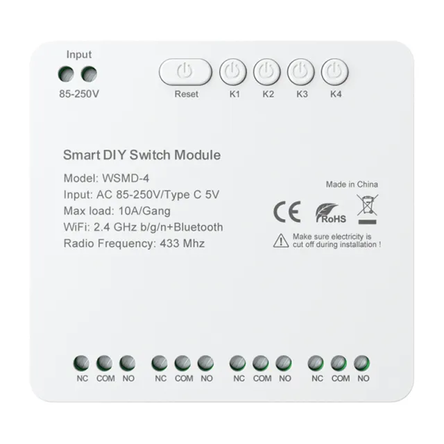 DIY Avatto WSMD-4 250V μονάδα έξυπνου διακόπτη