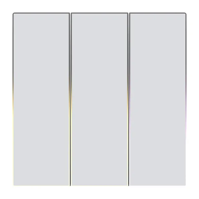 Διακόπτης φωτός αφής ZigBee Avatto TS60-EU-W3 Triple TUYA (λευκό).