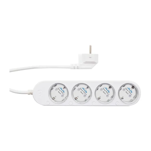 Smart 12A Shelly Power Strip 4 Gen4 Zigbee/Matter πολύπριζο