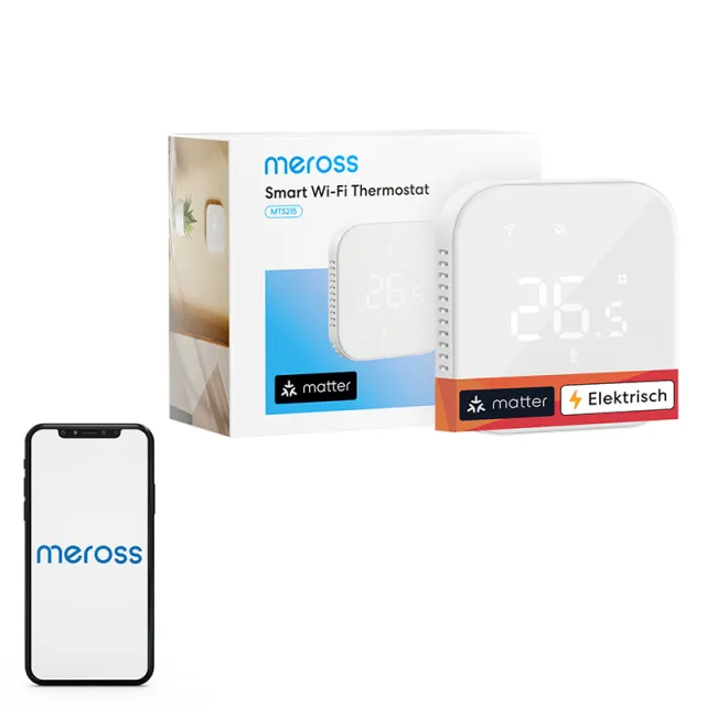 Inteligentny termostat WiFi Meross MTS215MA(EU) (Υλικό)