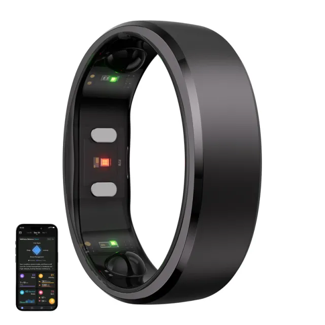 Smartring RingConn Gen 2 (μέγεθος 6, μαύρο)