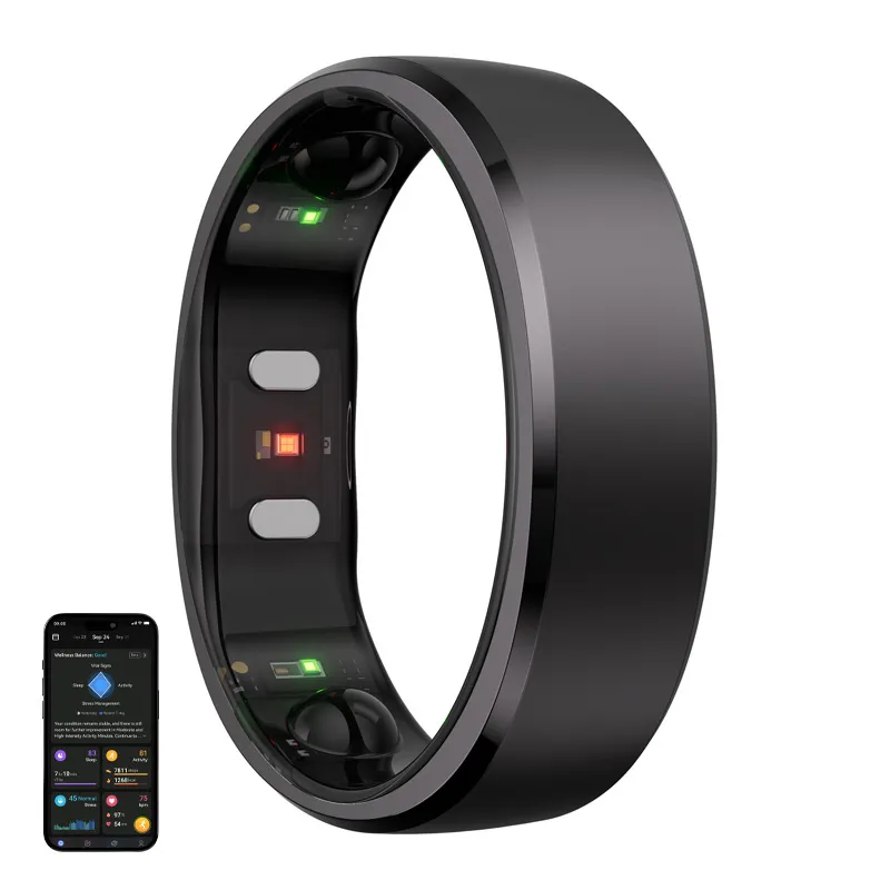 Smartring RingConn Gen 2 (μέγεθος 9, μαύρο)