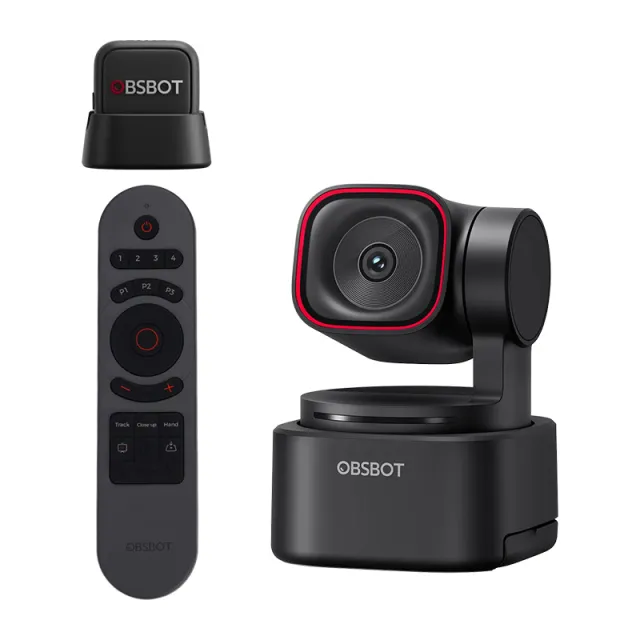Κάμερα web OBSBOT Tiny 3 Lite με τηλεχειριστήριο και μικρόφωνο