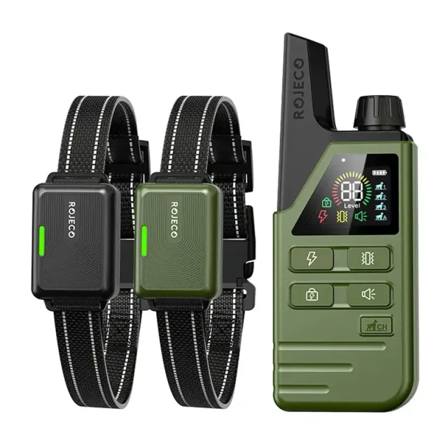 Κολάρο εκπαίδευσης Rojeco DOG800 με 2 κολάρα