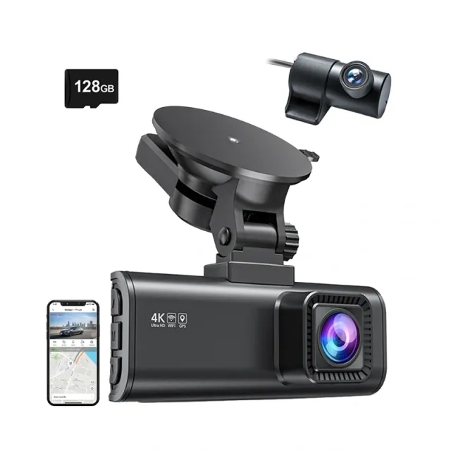 REDTIGER F7NP WiFi 4K + 1080p 128GB Κάμερα αυτοκινήτου
