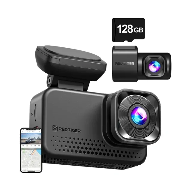 REDTIGER VC70 Wi-Fi 4K + 2,5K 128 GB κάμερα αυτοκινήτου