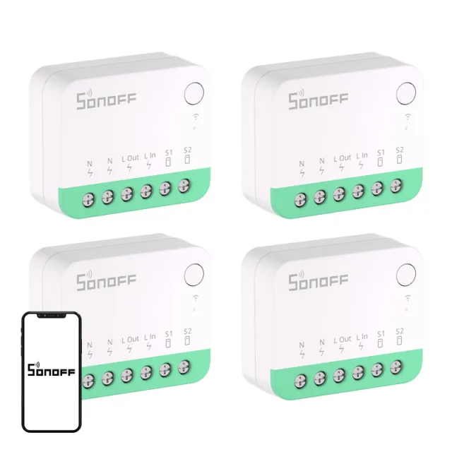SONOFF MINIR4M (Extreme) Matter Switch, συσκευασία 4 τεμαχίων