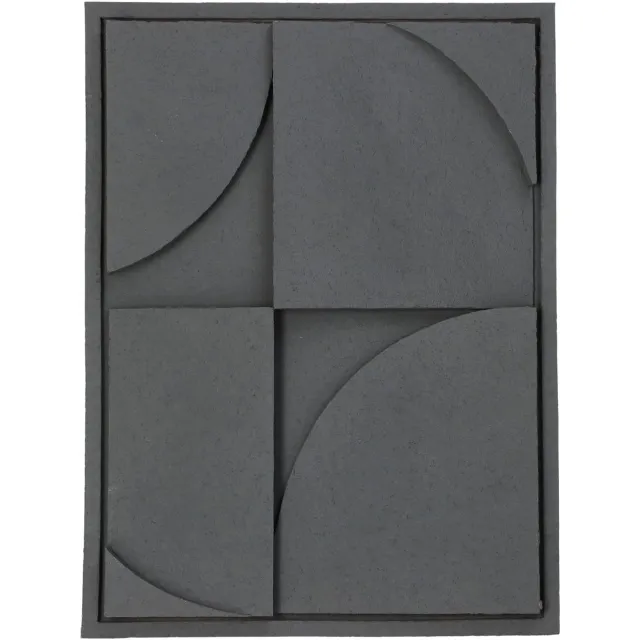 Διακοσμητικό Τοίχου ArteLibre Γκρι Polyresin 29.5x3.5x39.5cm