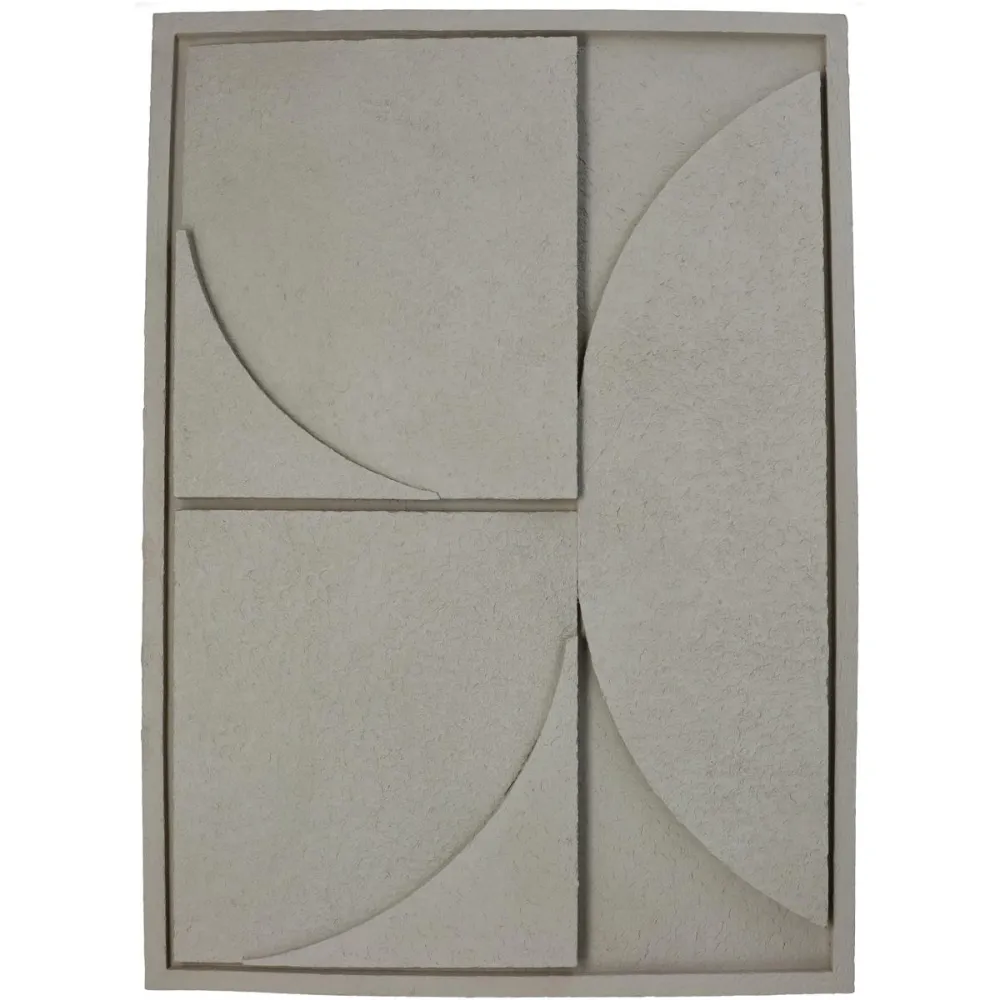 Διακοσμητικό Τοίχου ArteLibre Μπεζ Polyresin 49.5x4.5x69.5cm